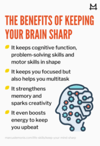 Benefits of having sharp memory 