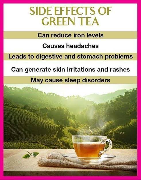 Green tea side effects 