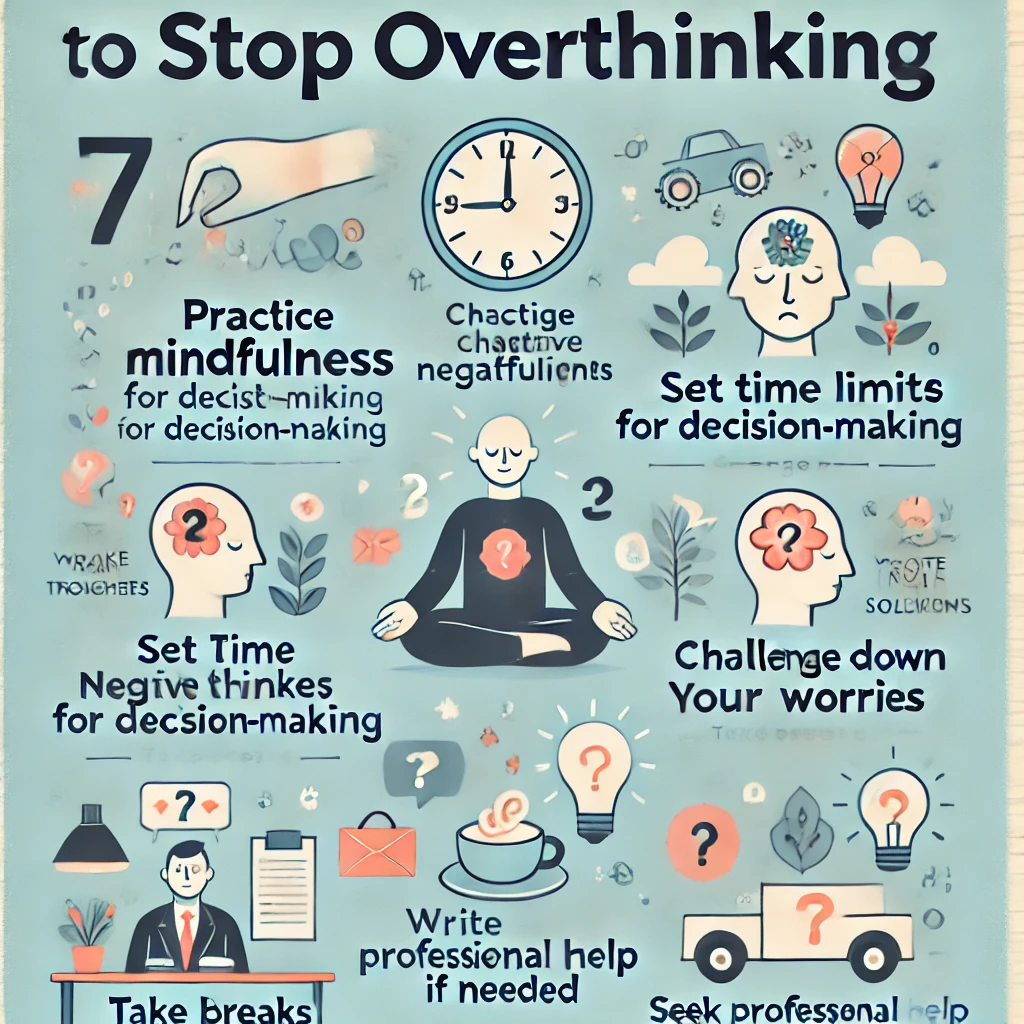 Techniques to stop overthinking 